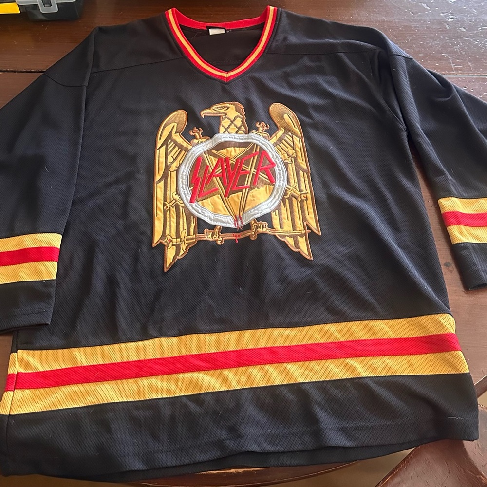 Bravado Black and Gold Slayer Jersey